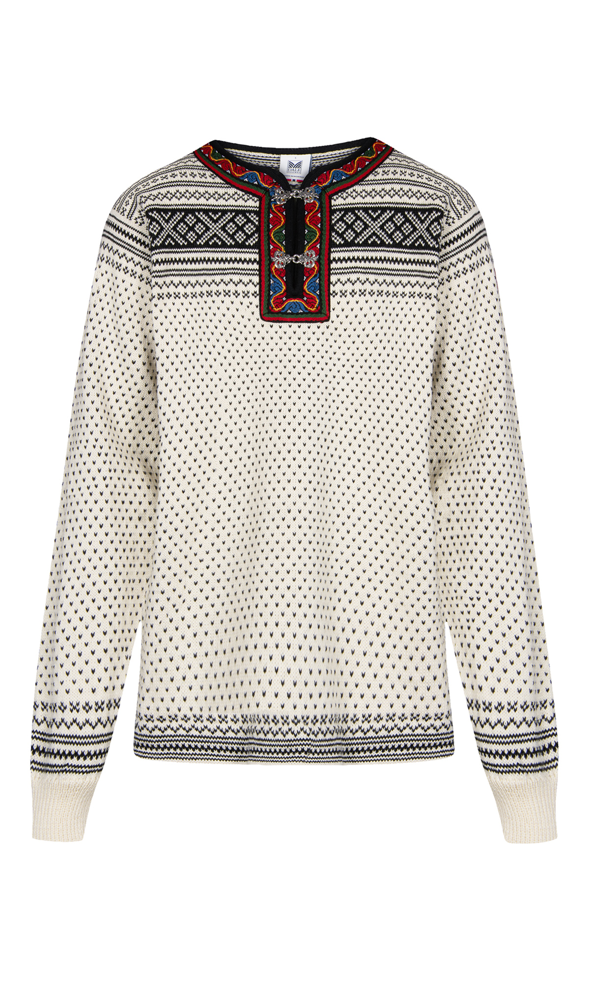 Setesdal Lusekofte Sweater Offwhite Black