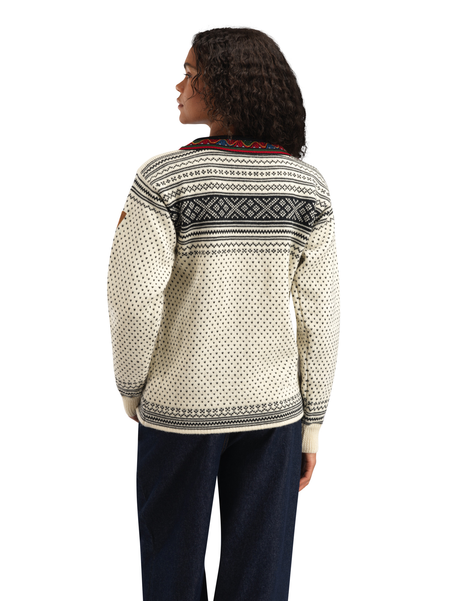 Setesdal Lusekofte Sweater Offwhite Black