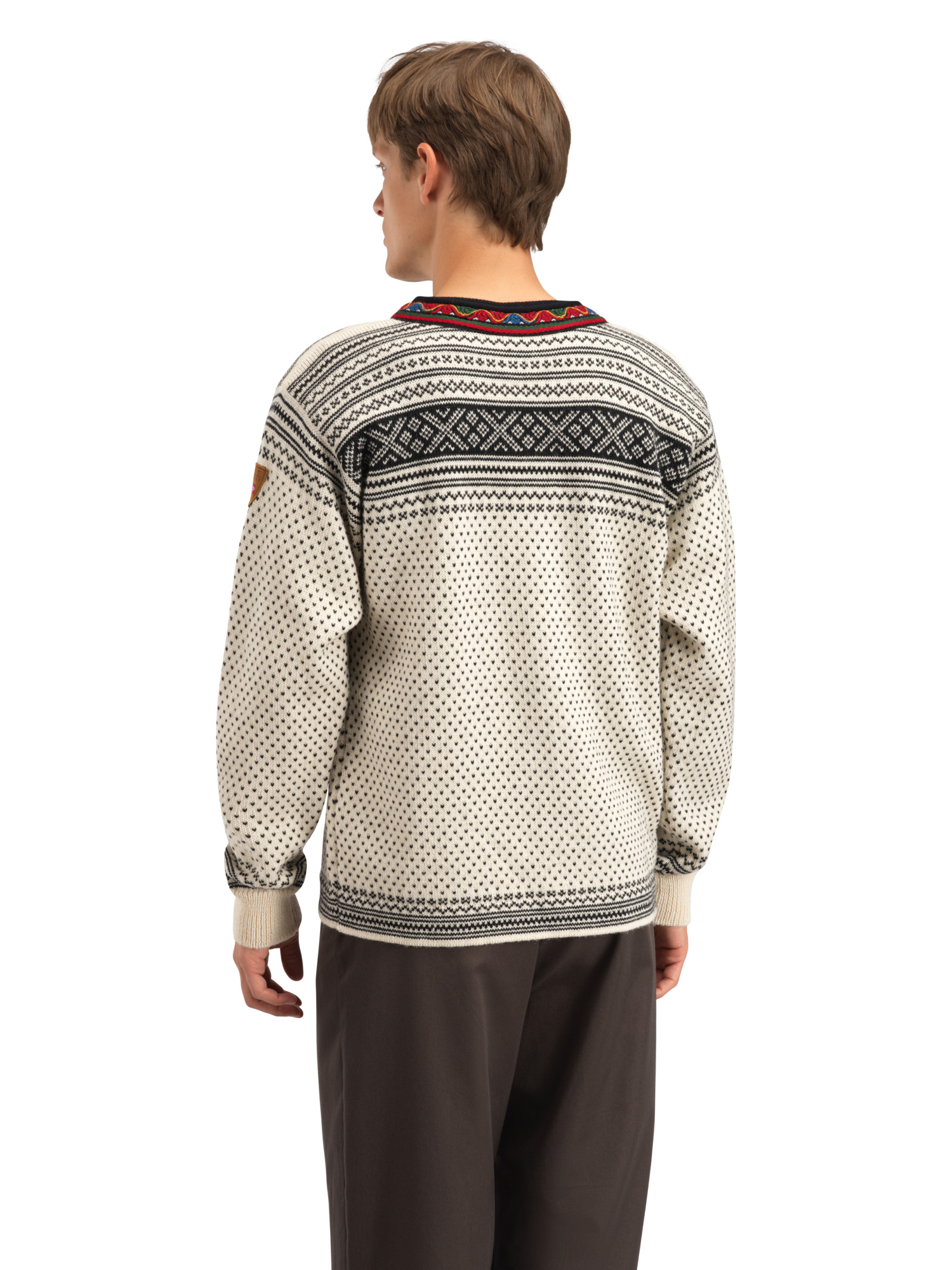 Setesdal Lusekofte Sweater Offwhite Black