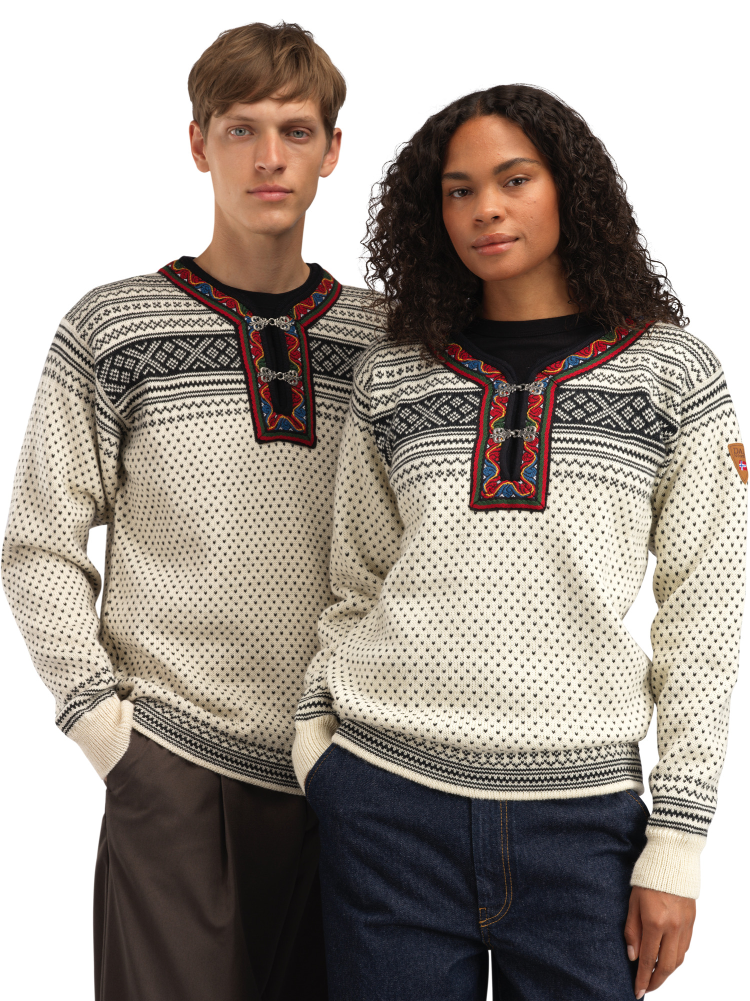 Setesdal Lusekofte Sweater Offwhite Black