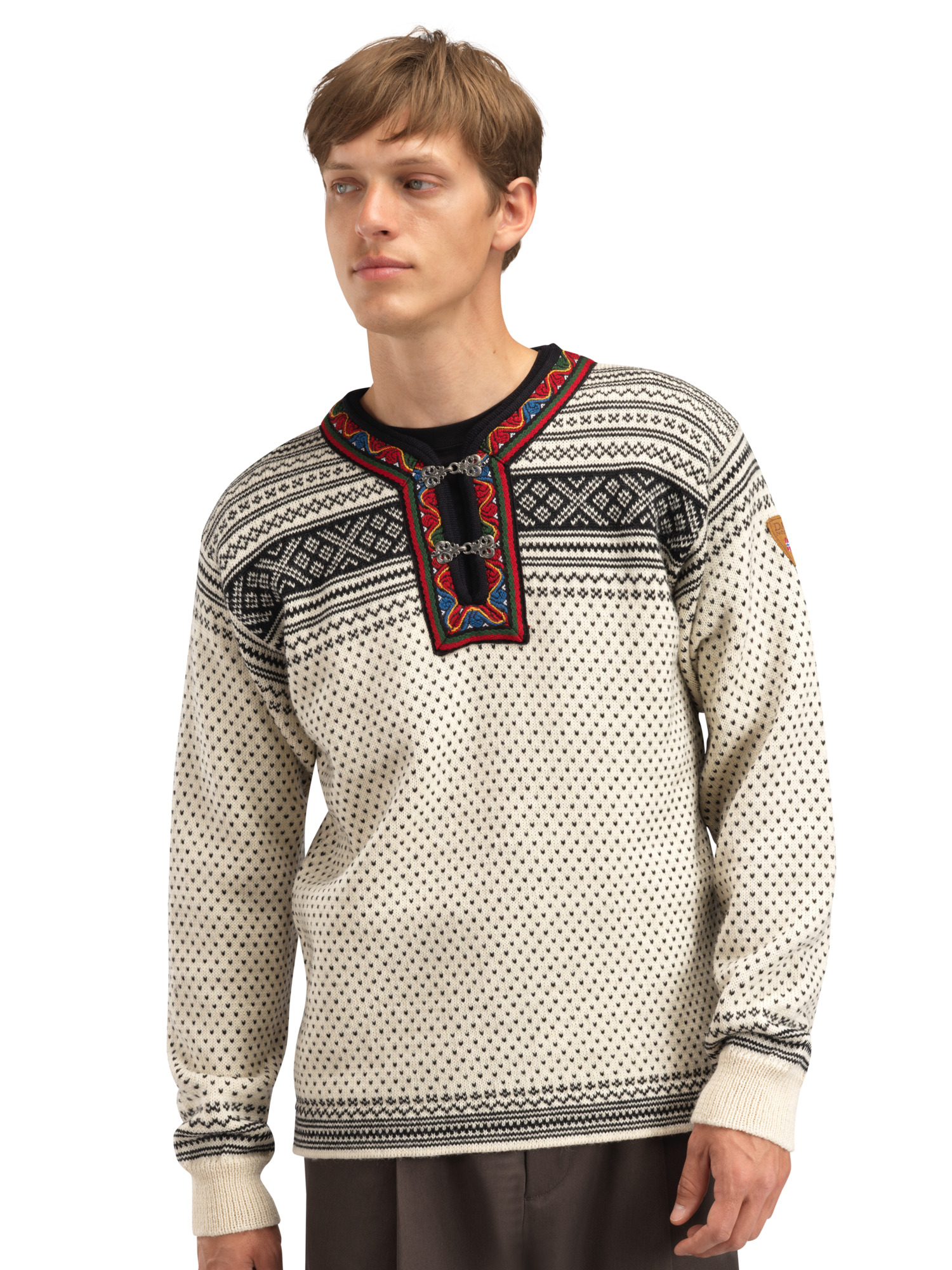 Setesdal Lusekofte Sweater Offwhite Black