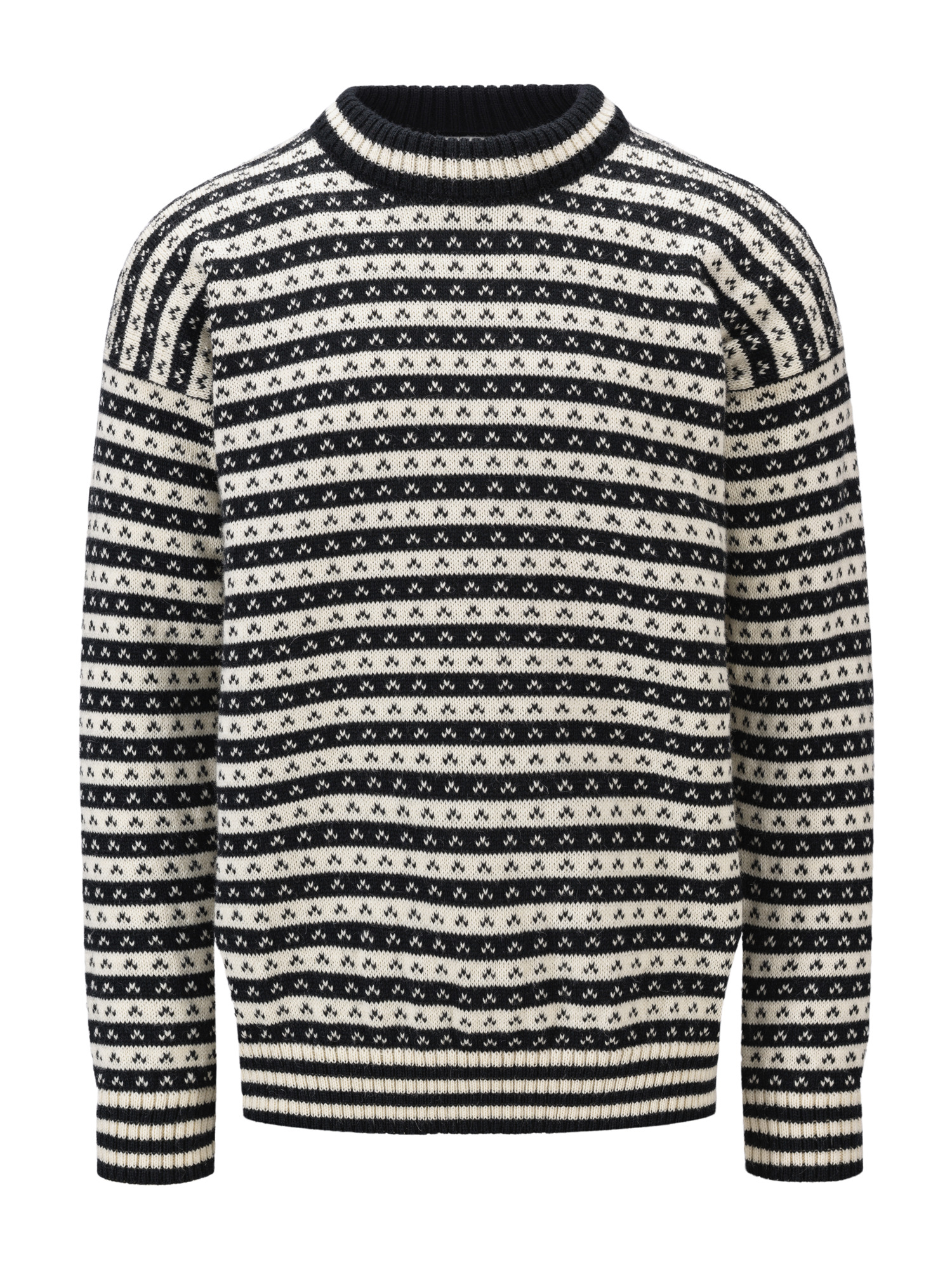 Skipsleia Unisex Sweater Black Offwhite