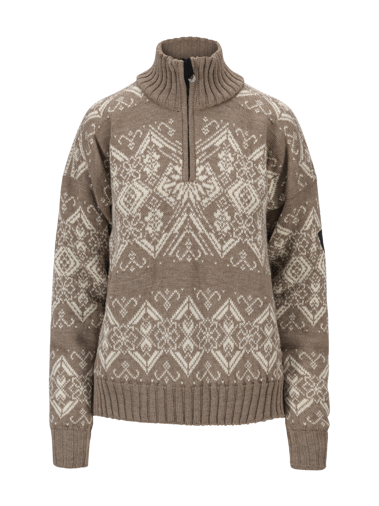 Roset Windproof Women’s Sweater - Norwegian Wool Mountainstone Offwhite