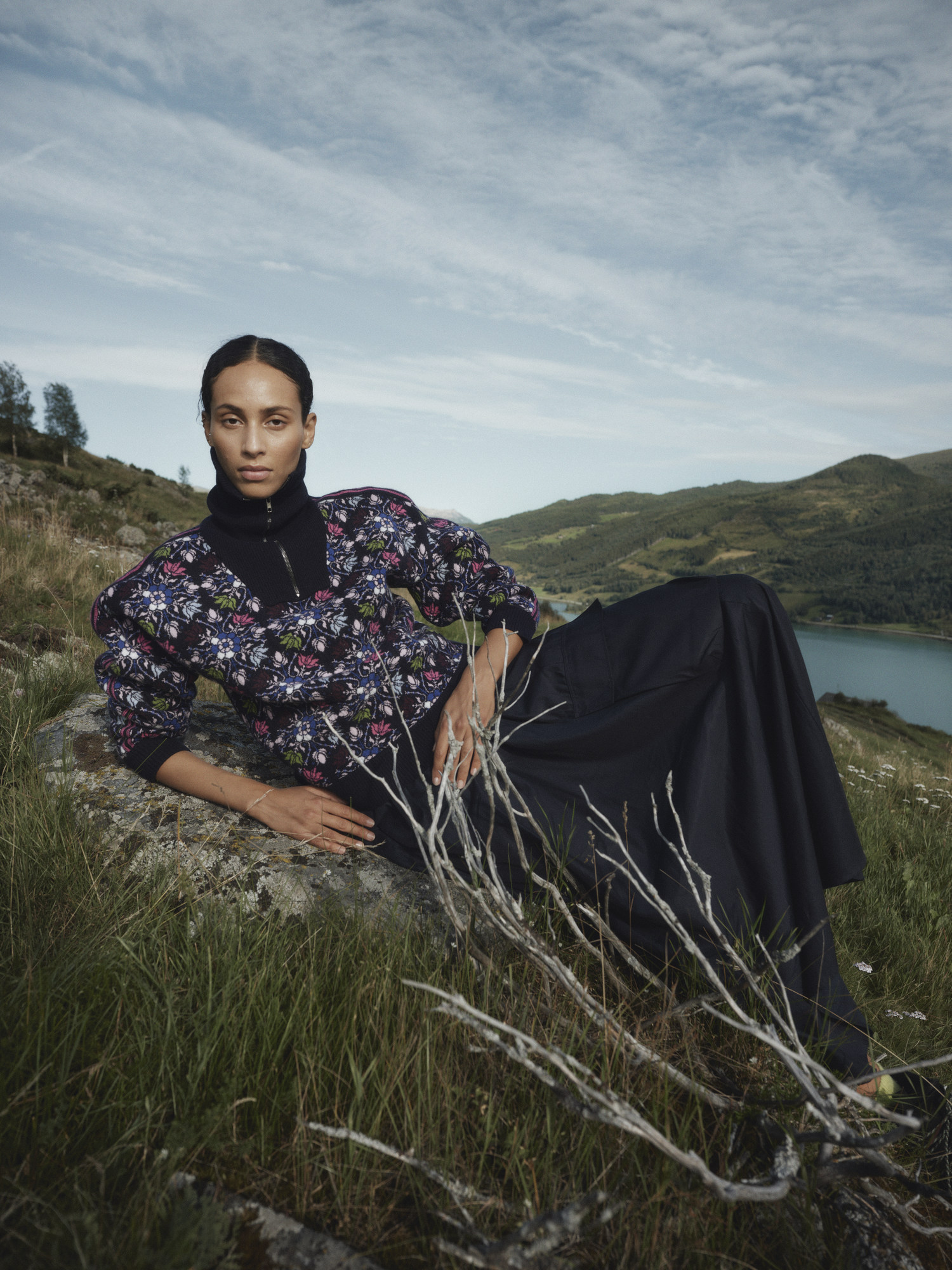 Fj&aelig;re sweater with Millefili wool from Dale of Norway