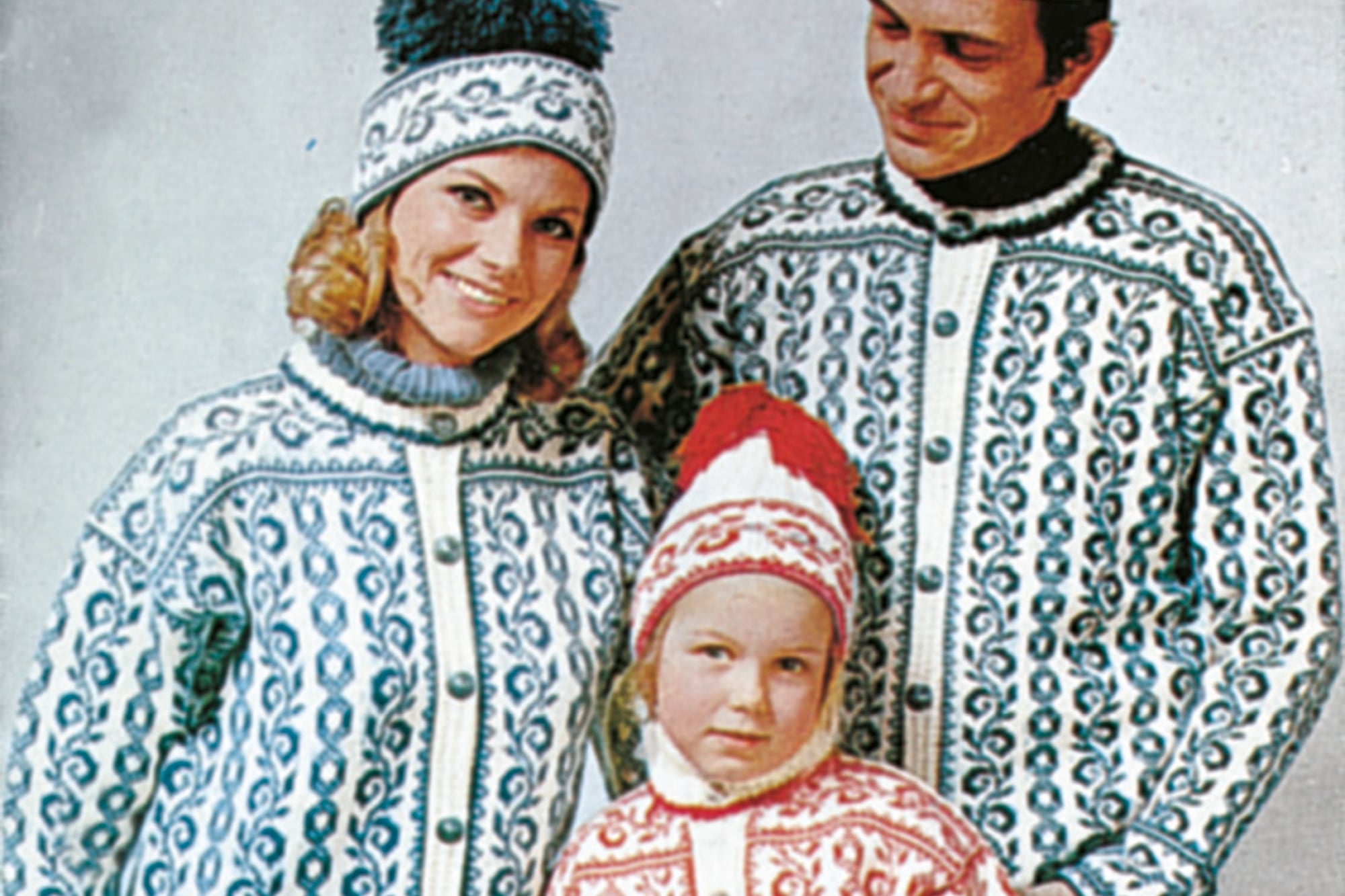 1972 Winter Olympics - Sapporo, Japan. Dale of Norway sweaters
