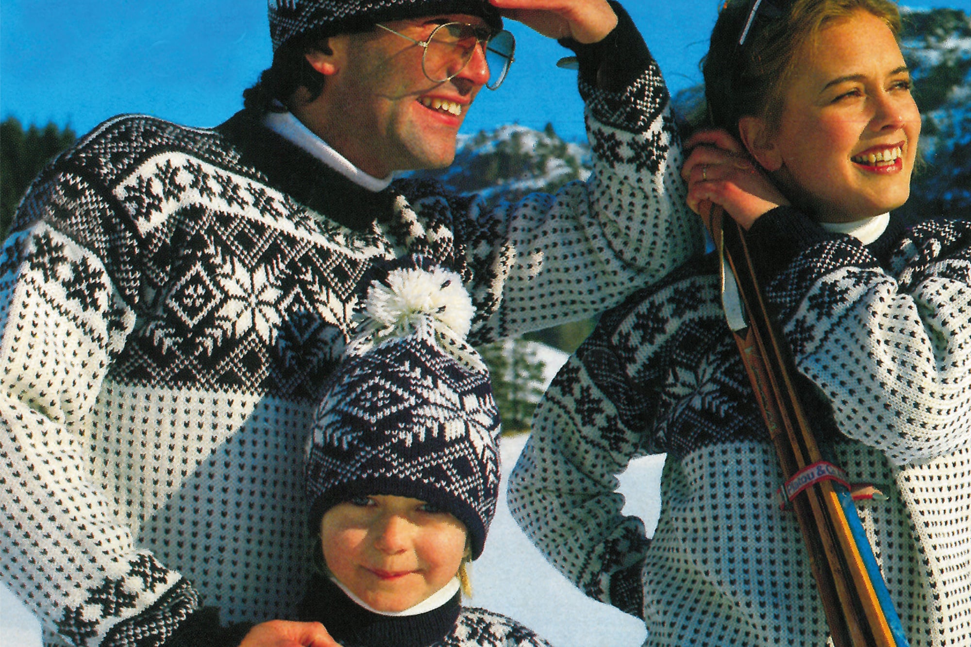 1980 Winter Olympics - Lake Placid, USA. Dale of Norway olympic sweaters.